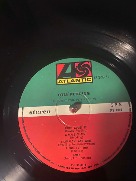 Otis Redding - The Immortal Otis Redding | Atlantic (LP-S-39-31) - 3