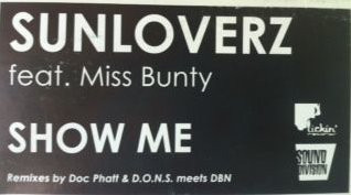 Sunloverz Feat. Miss Bunty - Show Me | Sound Division (SD0184) - main