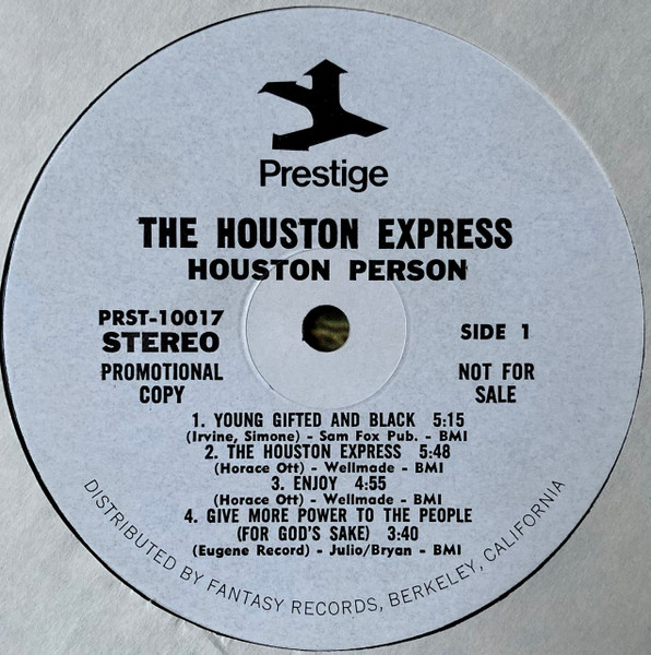 Houston Person - Houston Express | Prestige (PRST-10017) - 3 Houston Person - Houston Express | Prestige (PRST-10017) - 3