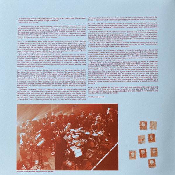 Gard Nilssen's Supersonic Orchestra - Family | We Jazz (WJLP55) - 2 Gard Nilssen's Supersonic Orchestra - Family | We Jazz (WJLP55) - 2