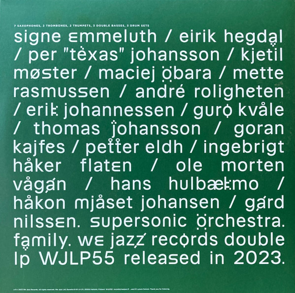 Gard Nilssen's Supersonic Orchestra - Family | We Jazz (WJLP55) - 4 Gard Nilssen's Supersonic Orchestra - Family | We Jazz (WJLP55) - 4