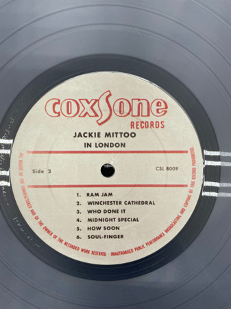 Jackie Mittoo - In London | Coxsone Records (CSL-8009) - 2