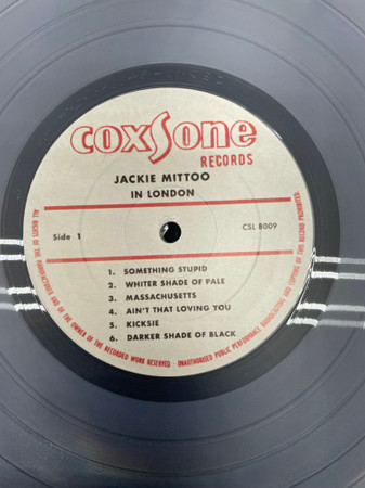 Jackie Mittoo - In London | Coxsone Records (CSL-8009) - main