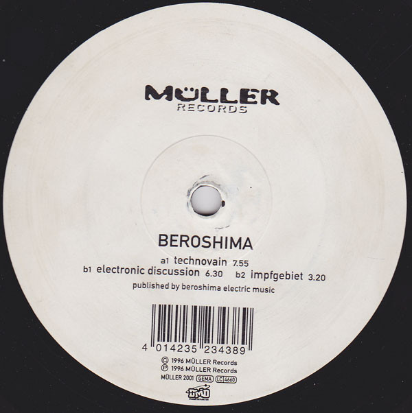 Beroshima - Technovain | Müller Records (MÜLLER 2001)