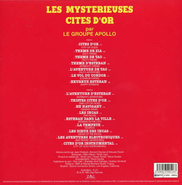 Apollo - Les Mystérieuses Cités D'Or (Bande Originale De La Série Télévisée) | Wagram Music (3349516) - 2 Apollo - Les Mystérieuses Cités D'Or (Bande Originale De La Série Télévisée) | Wagram Music (3349516) - 2