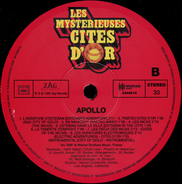 Apollo - Les Mystérieuses Cités D'Or (Bande Originale De La Série Télévisée) | Wagram Music (3349516) - 4 Apollo - Les Mystérieuses Cités D'Or (Bande Originale De La Série Télévisée) | Wagram Music (3349516) - 4