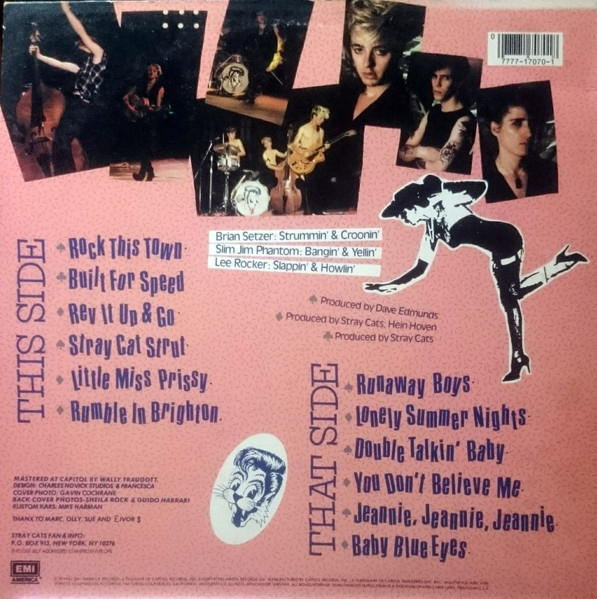Stray Cats - Built For Speed | EMI America (ST-17070) - 2