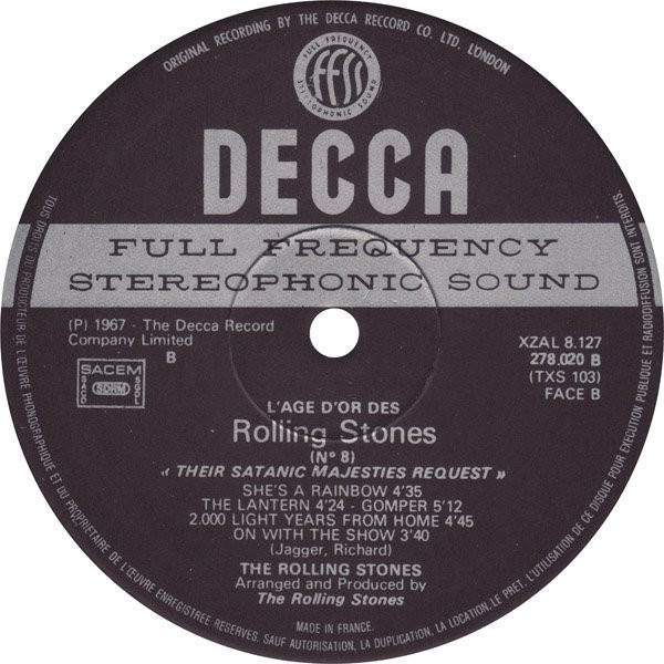 The Rolling Stones - «L'âge D'or» Des Rolling Stones - Vol 8 - Their Satanic Majesties Request | Decca (278.020) - 4