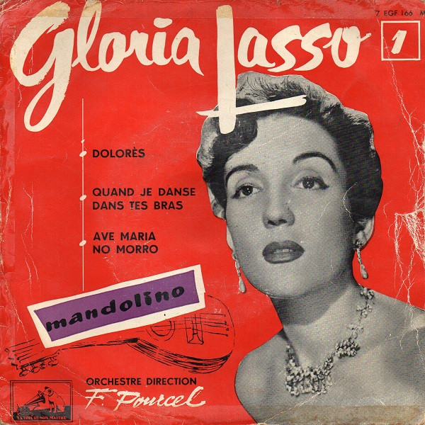 Gloria Lasso - Mandolino | La Voix De Son Maître (7 EGF 166) - main