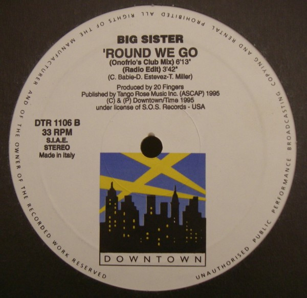 Big Sister - 'Round We Go | Downtown (DTR 1106)