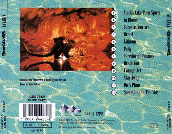Nirvana - Nevermind | DGC (GED 24425)