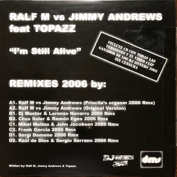 Ralf M. vs Jimmy Andrews - I'm Still Alive | DMS House (DMSRX001) - main