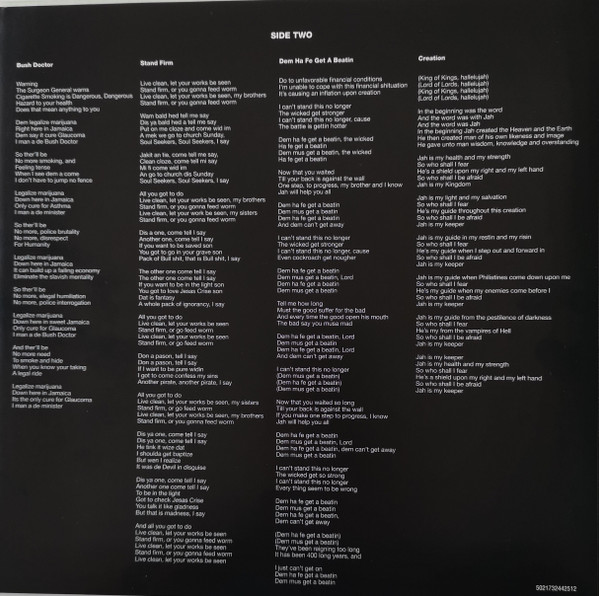 Peter Tosh - Bush Doctor | Parlophone (5021732442512) - 4 Peter Tosh - Bush Doctor | Parlophone (5021732442512) - 4