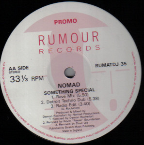 Nomad - Something Special | Rumour Records (RUMAT 35 DJ) - 2 Nomad - Something Special | Rumour Records (RUMAT 35 DJ) - 2