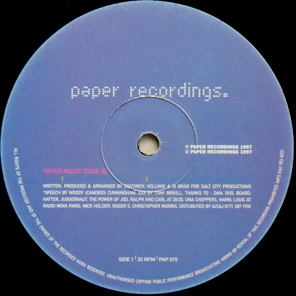 Paper Music - Issue #2 | Paper Recordings (PAP 015) - 3 Paper Music - Issue #2 | Paper Recordings (PAP 015) - 3