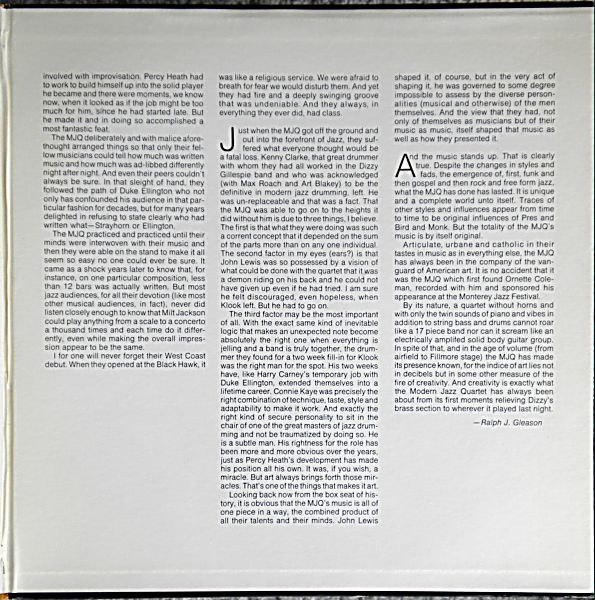 The Modern Jazz Quartet - Modern Jazz Quartet | Prestige (PR 24005) - 3