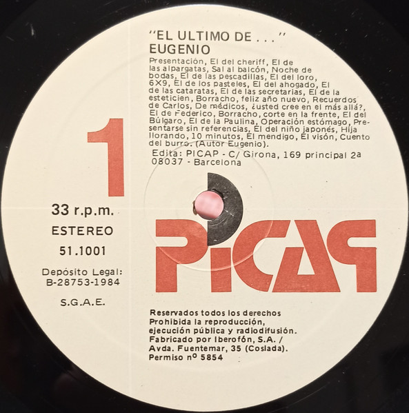 Eugenio - El Último De... | Picap (51.1001) - 3
