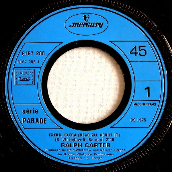 Ralph Carter - Extra, Extra | Mercury (6167 286) - 3