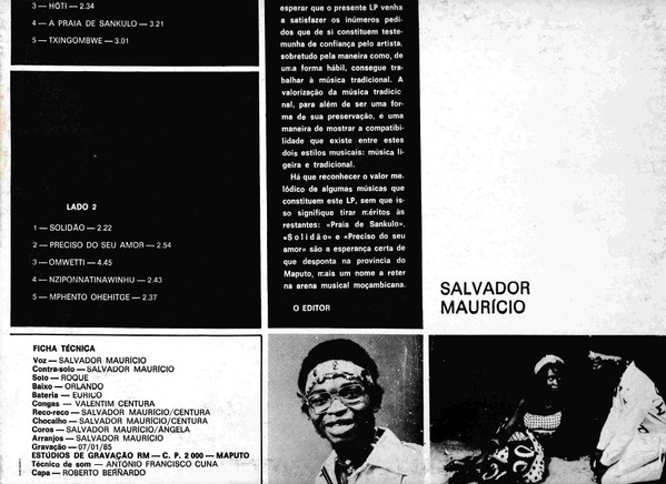 Salvador Maurício - Salvador Maurício | Ngoma (LPL 0140) - 3