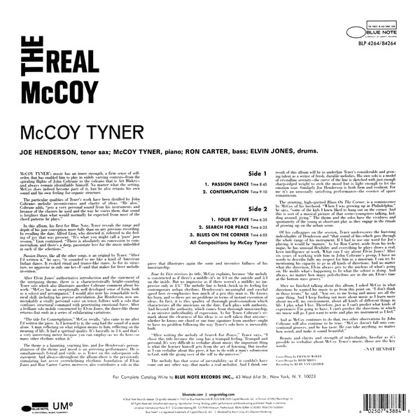 McCoy Tyner - The Real McCoy | Blue Note (0743884) - 2