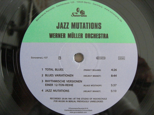 Werner Müller Und Sein Orchester - Jazz Mutations | Sonorama (Sonorama L-107) - 4 Werner Müller Und Sein Orchester - Jazz Mutations | Sonorama (Sonorama L-107) - 4