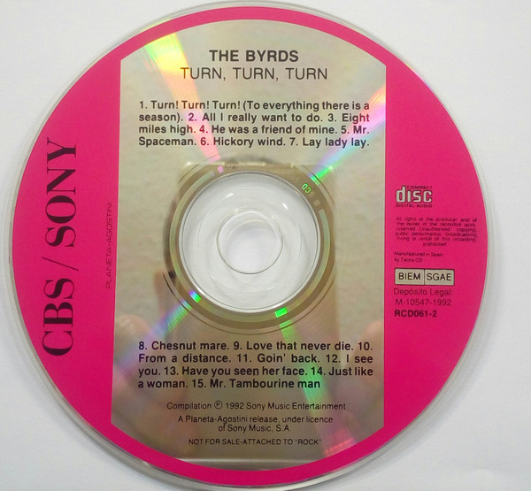 The Byrds - Turn, Turn, Turn | Planeta Agostini (RCD061-2) - 3