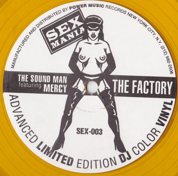The Sound Man Featuring Mercy - The Factory | Sex Mania (SEX-003) - main The Sound Man Featuring Mercy - The Factory | Sex Mania (SEX-003) - main