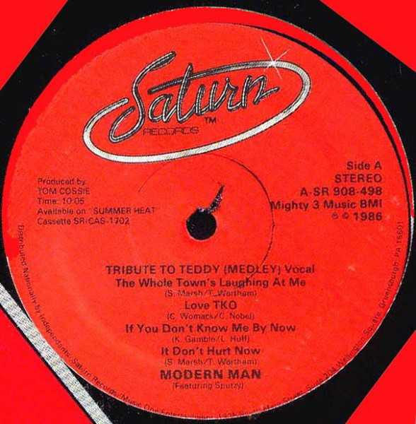 Modern Man Featuring Sputzy - Tribute To Teddy (Medley) | Saturn Records (A-SR 908-498)
