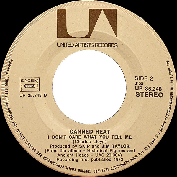 Canned Heat - Rockin' With The King | United Artists Records (UP 35.348) - 4