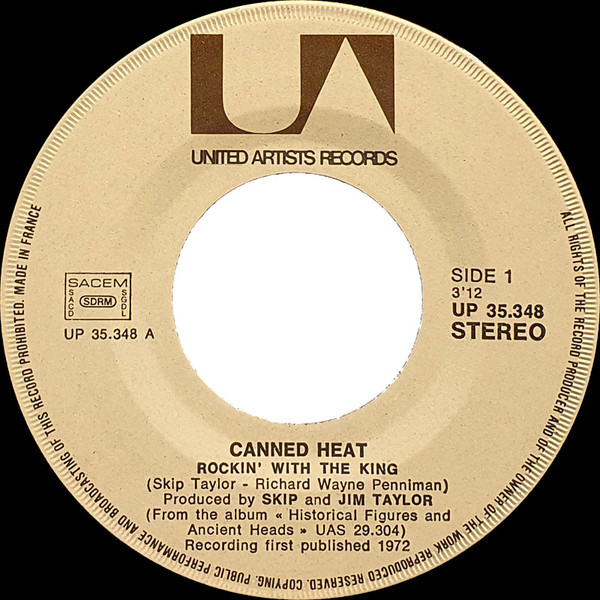 Canned Heat - Rockin' With The King | United Artists Records (UP 35.348) - 3