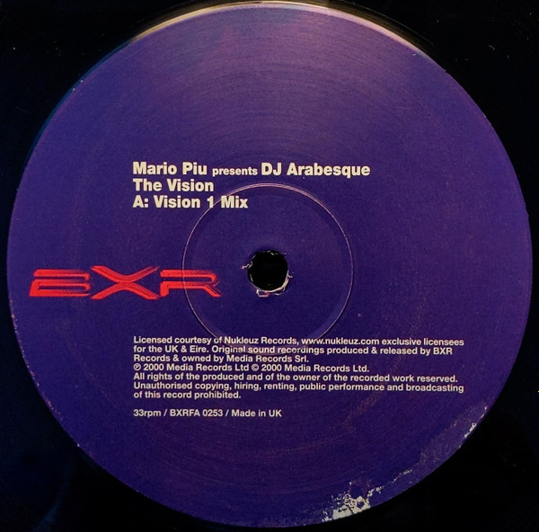 Mario Più Presents DJ Arabesque - The Vision (Part 1) | BXR UK (BXRFA 0253) - 3 Mario Più Presents DJ Arabesque - The Vision (Part 1) | BXR UK (BXRFA 0253) - 3
