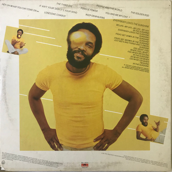 Roy Ayers Ubiquity - Everybody Loves The Sunshine | Polydor (PD-1-6070) - 2