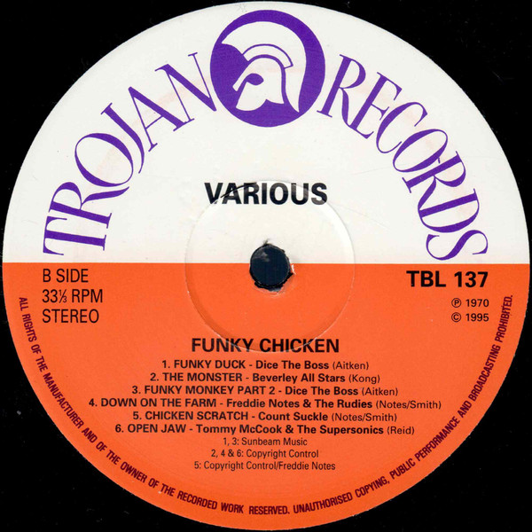 Various - Funky Chicken | Trojan Records (TBL 137) - 4 Various - Funky Chicken | Trojan Records (TBL 137) - 4