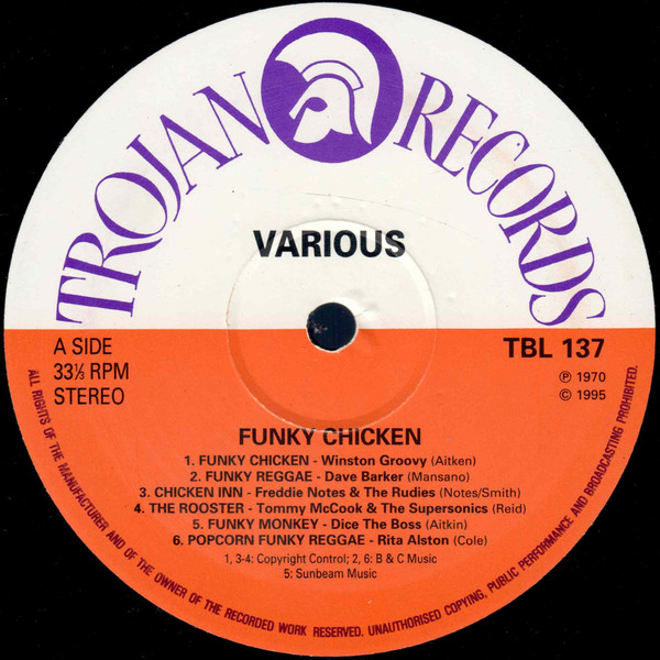Various - Funky Chicken | Trojan Records (TBL 137) - 3 Various - Funky Chicken | Trojan Records (TBL 137) - 3