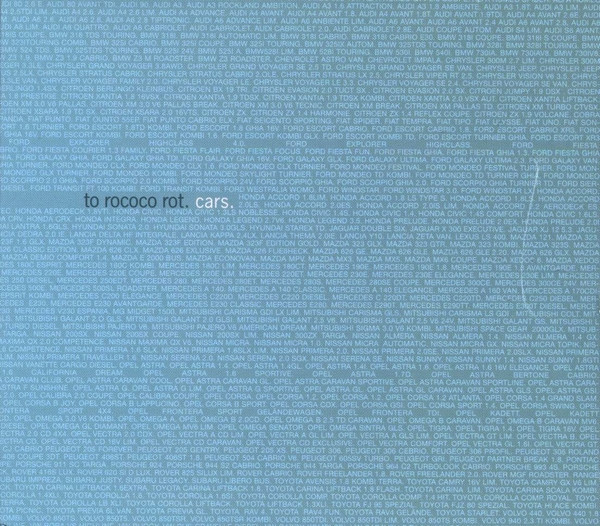 To Rococo Rot - Cars | City Slang (08724-2) - main