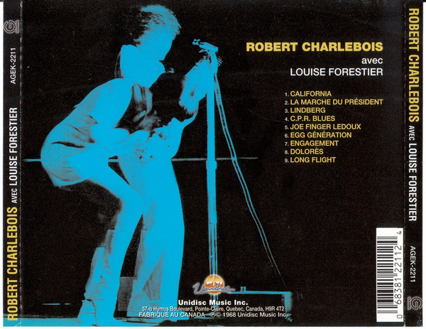 Robert Charlebois Avec Louise Forestier - Robert Charlebois Avec Louise Forestier | Gamma (AGEK 2211) - 4