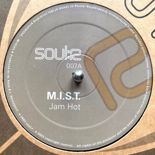 Marcus Intalex & ST Files - Jam Hot / Outerspace | Soul:r (SOULR007) - main