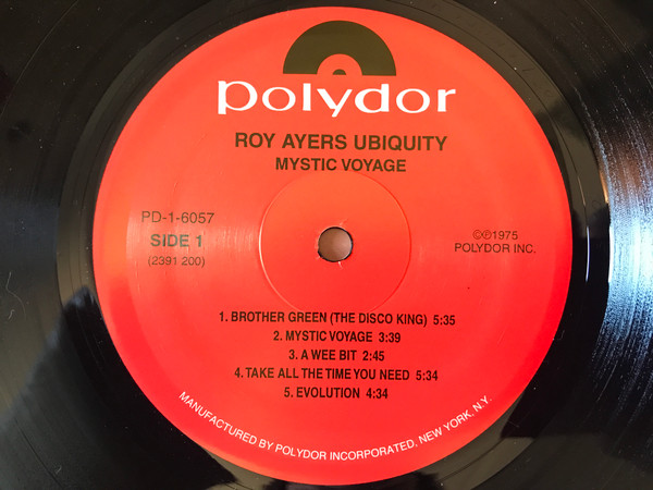 Roy Ayers Ubiquity - Mystic Voyage | Polydor (PD 6057) - 3