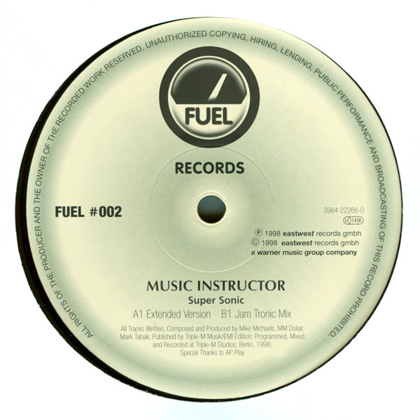 Music Instructor - Super Sonic | Fuel Records (FUEL #002) - 3 Music Instructor - Super Sonic | Fuel Records (FUEL #002) - 3