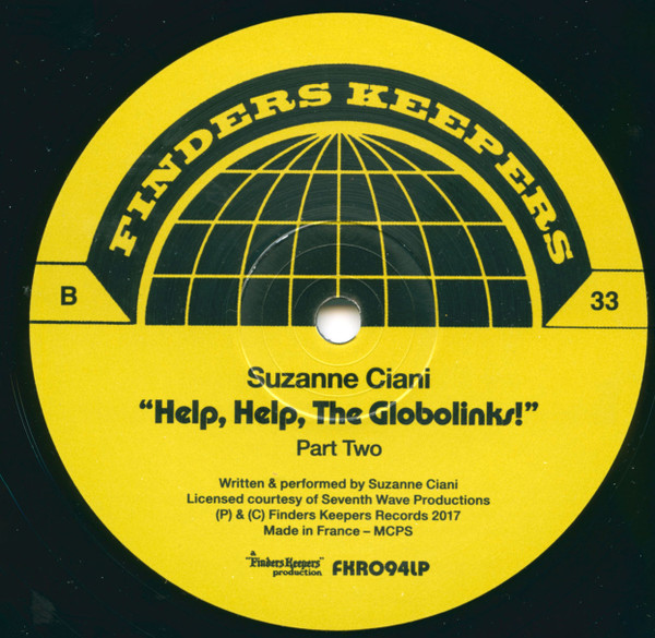 Suzanne Ciani - "Help, Help, The Globolinks!" | Finders Keepers Records (FKR094LP) - 4