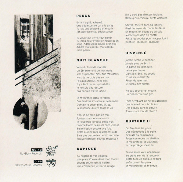 Années Zero - Perdu | No Glory Records (NG 40) - 2 Années Zero - Perdu | No Glory Records (NG 40) - 2