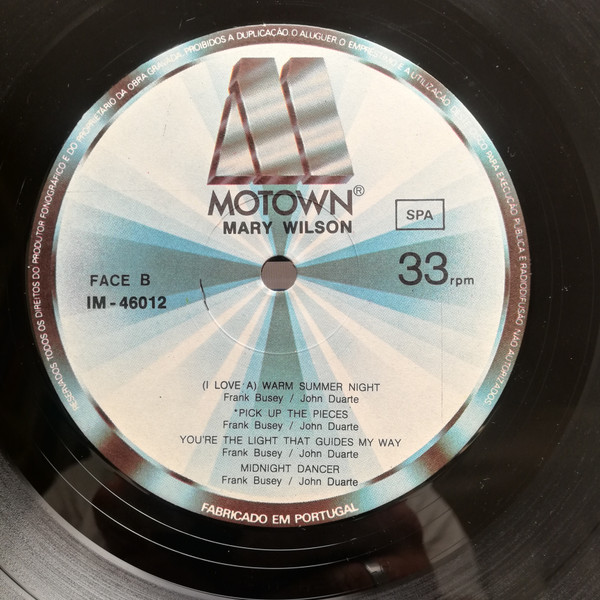 Mary Wilson - Mary Wilson | Motown (IM-46012) - 3