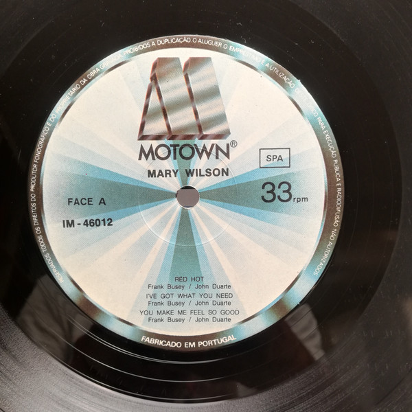 Mary Wilson - Mary Wilson | Motown (IM-46012) - 4