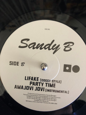 Sandy B - Amajovi Jovi | Invisible City Editions (ICE 013) - 3