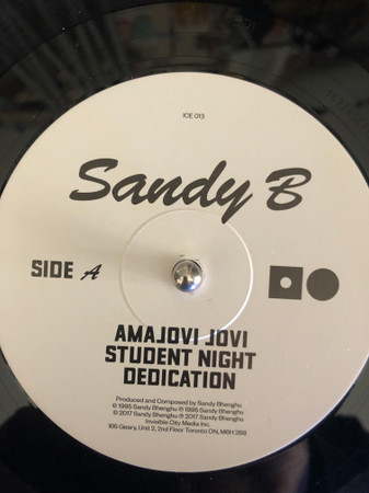 Sandy B - Amajovi Jovi | Invisible City Editions (ICE 013) - 2