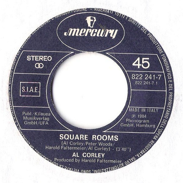 Al Corley - Square Rooms | Mercury (822 241-7) - 3