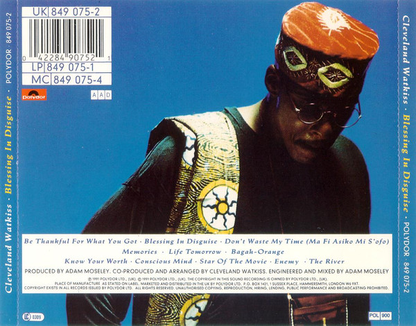 Cleveland Watkiss - Blessing In Disguise | Polydor (849 075-2) - 2 Cleveland Watkiss - Blessing In Disguise | Polydor (849 075-2) - 2