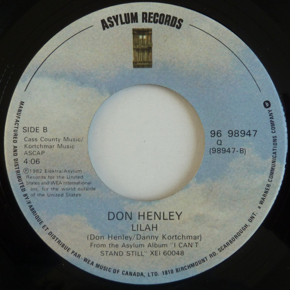 Don Henley - Dirty Laundry / Lilah (7") [Vinyl] | Asylum Records (96 98947) - 2