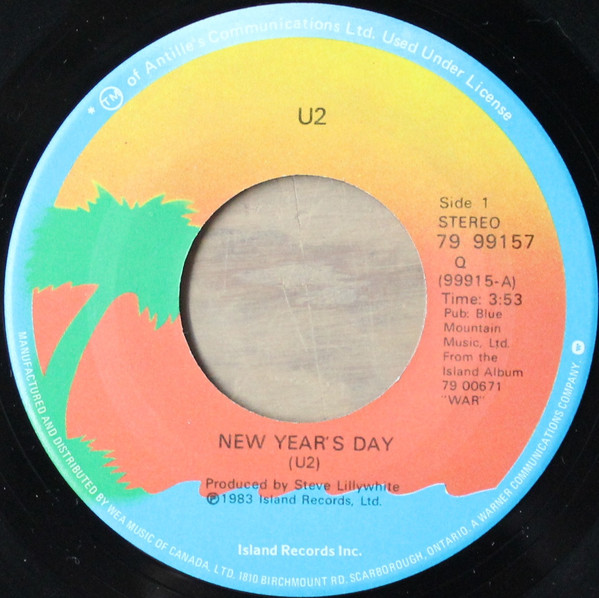 U2 - New Year's Day | Island Records (79 99157) - main U2 - New Year's Day | Island Records (79 99157) - main