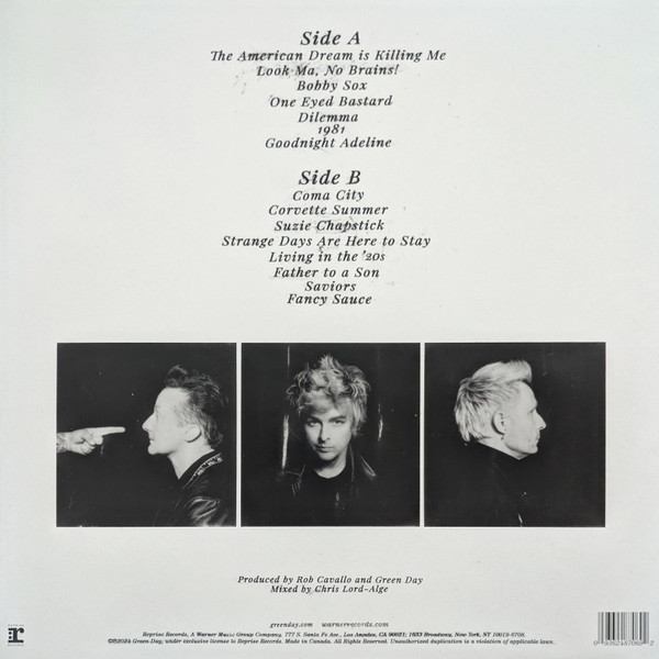 Green Day - Saviors [Vinyl] | Reprise Records (093624870692) - 2